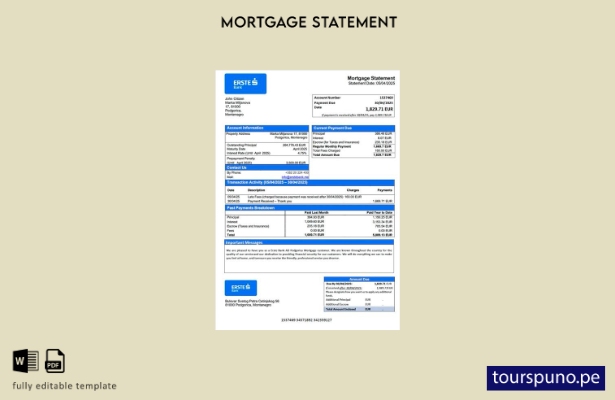 listo para imprimir Montenegro Erste Bank AD Podgorica declaración de hipoteca P